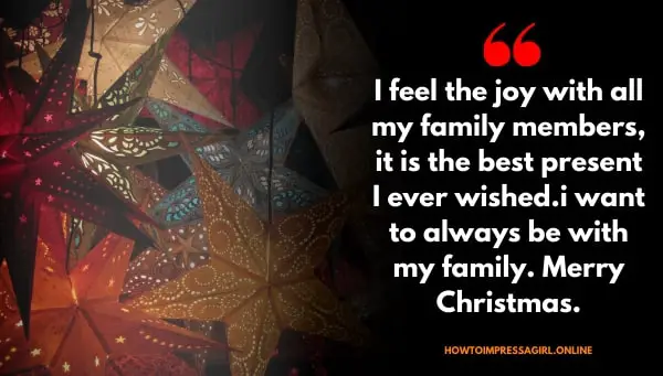 Christmas Wishes for family
